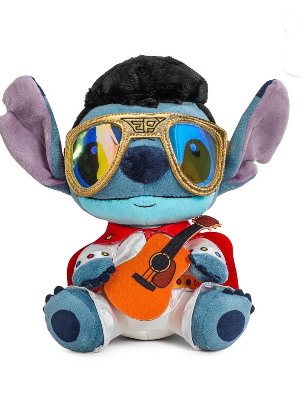 Kidrobot Phunny White Jumpsuit Elvis Stitch Plush Toy 8” NEW!